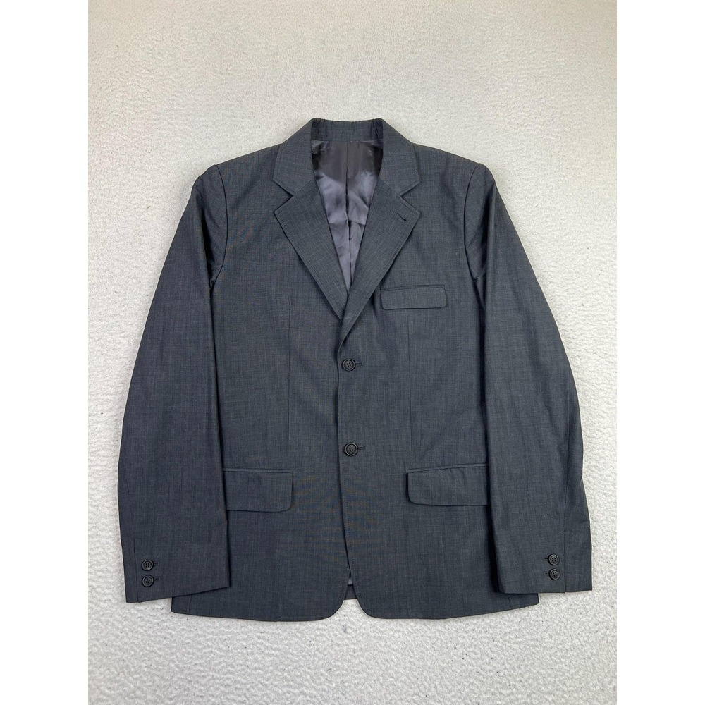 A.P.C. Suit Jacket Mens Large Gray Wool Blend 2 Button Blazer‎ Sport Coat